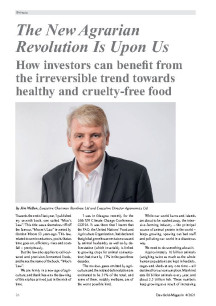 How investors can benefit from the irreversible trend towards healthy and cruelty-free food