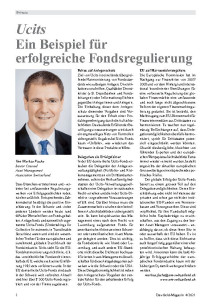 Ucits: Ein Beispiel für erfolgreiche Fondsregulierung