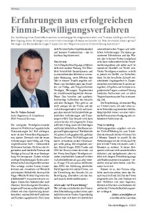 Erfahrungen aus erfolgreichen Finma-Bewilligungsverfahren