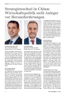 Strategiewechsel in Chinas Wirtschaftspolitik stellt Anleger vor Herausforderungen
