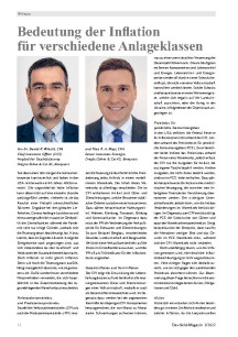 Bedeutung der Inflation für verschiedene Anlageklassen