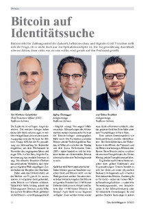 Bitcoin auf  Identitätssuche
