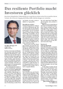 Das resiliente Portfolio macht Investoren glücklich