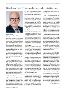Risiken bei Unternehmensakquisitionen