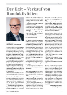 Der Exit – Verkauf von Randaktivitäten