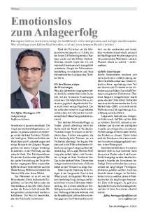 Emotionslos zum Anlageerfolg