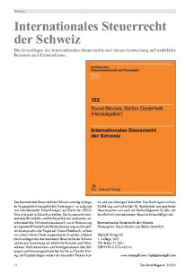 Internationales Steuerrecht der Schweiz