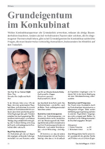 Grundeigentum im Konkubinat