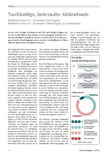 Nachhaltige, indexnahe Aktienfonds