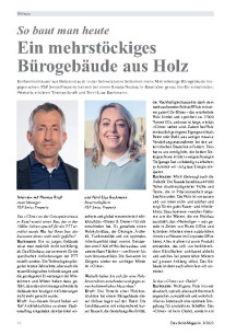 So baut man heute: Ein mehrstöckiges Bürogebäude aus Holz