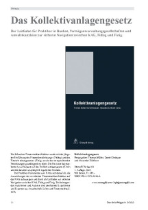 Das Kollektivanlagengesetz