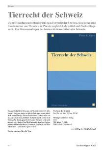 Tierrecht in der Schweiz