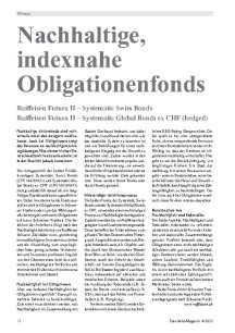 Nachhaltige, indexnahe Obligationenfonds