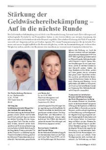 Stärkung der Geldwäschereibekämpfung – Auf in die nächste Runde