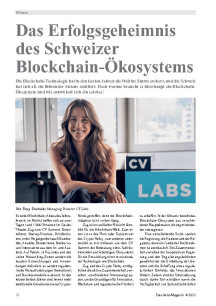 Das Erfolgsgeheimnis des Schweizer Blockchain-Ökosystems