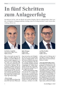 In fünf Schritten zum Anlageerfolg