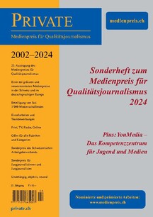 Sonderheft zum Medienpreis für Qualitätsjournalismus 2024