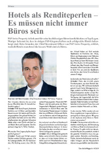 Hotels als Renditeperlen – Es müssen nicht immer Büros sein