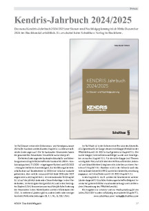 Kendris-Jahrbuch 2024/2025
