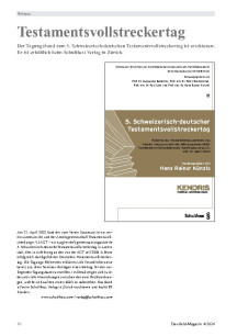 Testamentsvollstreckertag