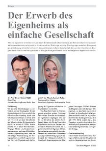 Der Erwerb des  Eigenheims als  einfache Gesellschaft