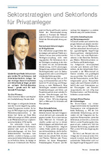 Sektorstrategien und Sektorfonds für Privatanleger