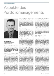 Aspekte des Portfoliomanagements