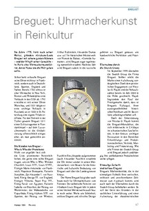 Breguet - Uhrmacherkunst in Reinkultur