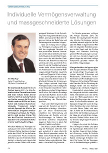 Individuelle Vermögensverwaltung und massgeschneiderte Lösungen