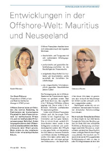 Entwicklungen in der Offshore-Welt
