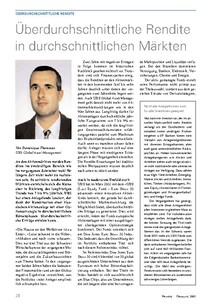 Überdurchschnittliche Rendite in durchschnittlichen Märkten