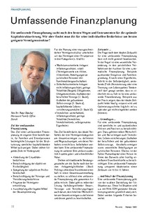 Umfassende Finanzplanung