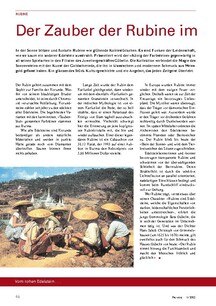 Der Zauber der Rubine im Juweliergeschäft Gübelin