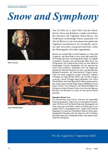 Snow &amp; Symphony in St. Moritz 2003