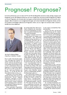 Prognose! Prognose?
