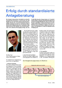 Erfolg durch standardisierte Anlageberatung