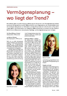 Vermögensplanung  wo liegt der Trend?