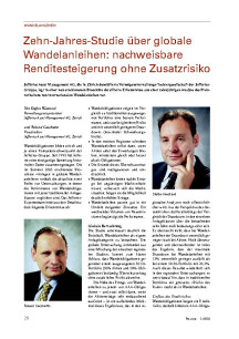 Wandelanleihen: Renditesteigerung ohne Zusatzrisiko