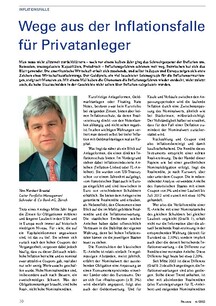 Inflation: Wege aus der Falle für Privatanleger