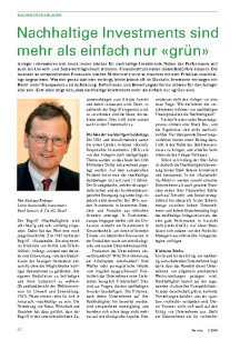 Öko-Investments: Nachhaltige Anlagen und Anlagefonds