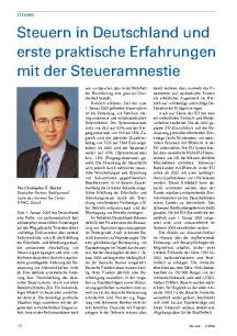 Steuern: Steueramnestie in Deutschland