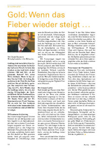 Zu guter Letzt: Gold: Wenn das Fieber wieder steigt..