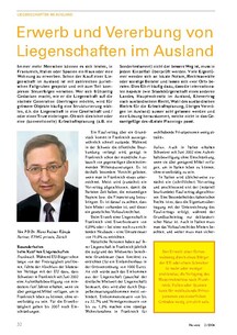 Auslandsimmobilien: Kauf und Vererbung von Liegenschaften im Ausland