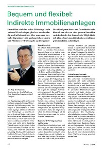 Bequem und flexibel: Indirekte Immobilienanlagen