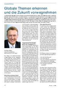 Anlagestrategien: Globale Themen erkennen und nutzen