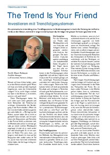 The Trend Is Your Friend: Investieren mit Trendfolgesystemen