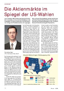 USA: Die Aktienmärkte und die Wahlen