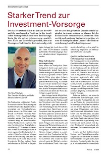 Fondspolicen: Starker Trend zur Investment-Vorsorge