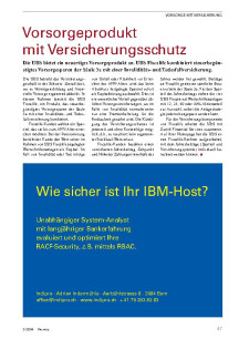 Vorsorge mit Versicherungsschutz: Neues UBS Vorsorgeprodukt