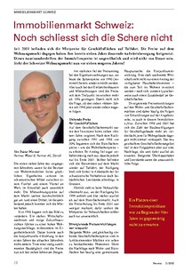 Immobilien Schweiz: Noch schliesst sich die Schere nicht 